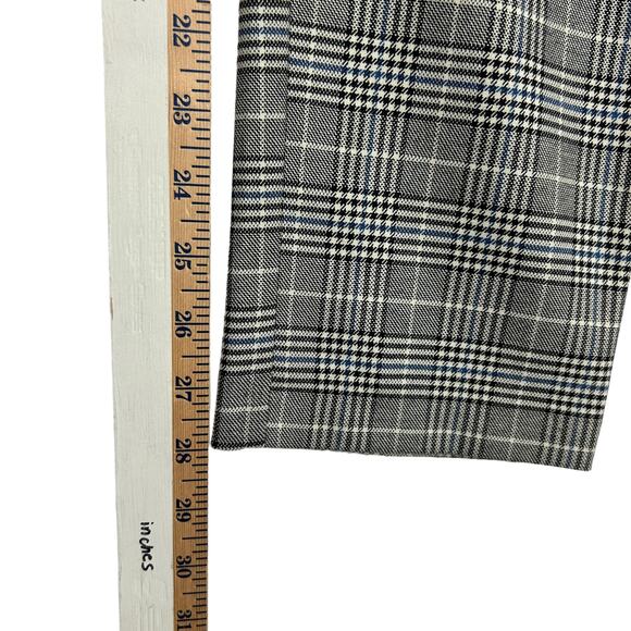 Zara Basic Plaid Pants Size Medium - Picture 5 of 6